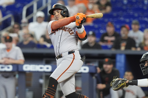 Rookie Keaton Winn throws six solid innings. Giants beat Marlins 3-1 to win series