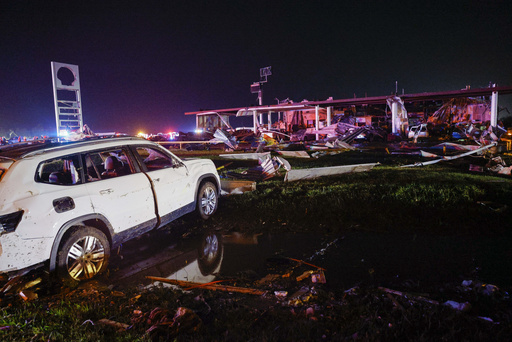 Report: Texas Town Hit by Severe Weather