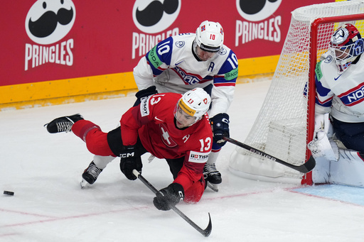 Last year’s runner-up Germany tops Slovakia at ice hockey worlds