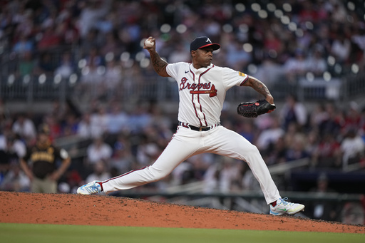 Sale continues dominant run as Braves beat Padres 3-0 to split twinbill; San Diego wins opener 6-5