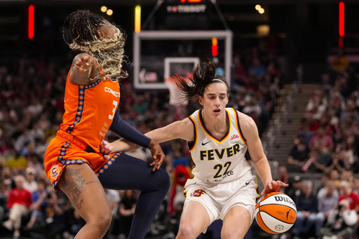 Caitlin Clark overcomes injury, but Harris shines late to give Sun 88-84 win over winless Fever