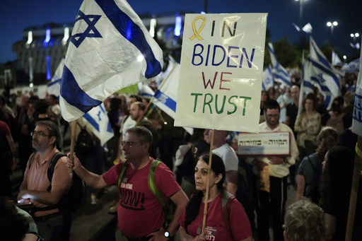 The Latest | Netanyahu accuses Biden of delaying weapons, but US insists arms are flowing