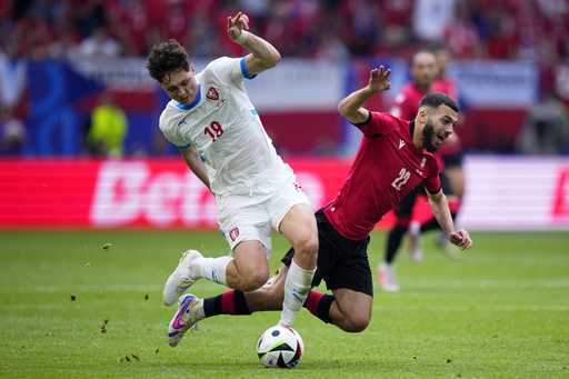 Georgia gets its 1st point but misses a win in 1-1 draw with Czech Republic at Euro 2024