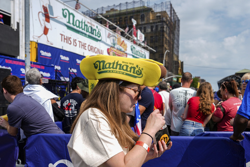 Miki Sudo retains title as women’s champion at Nathan’s Famous Fourth of July hot dog eating contest