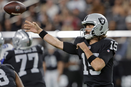 Gardner Minshew under pressure to elevate Raiders amidst low expectations