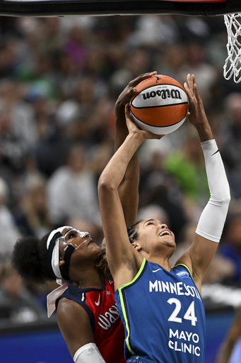 Napheesa Collier rejoins Lynx post-Olympic break in victory over Mystics, 79-68