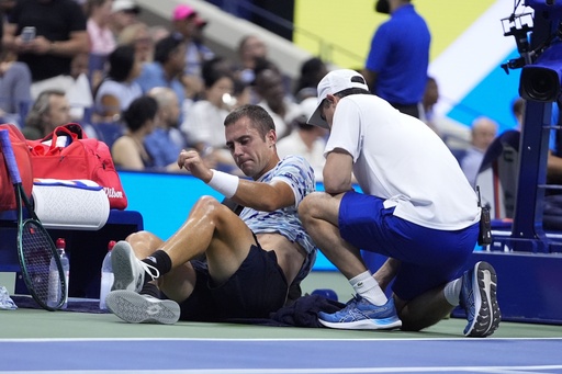 Novak Djokovic advances to the US Open third round as opponent exits match due to injury