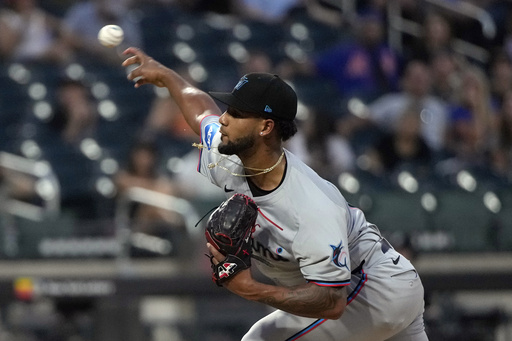 Nimmo breaks hitting drought with 3-run homer as Mets defeat Marlins 7-3