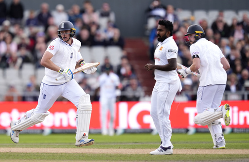 England on the brink of win against Sri Lanka in 1st cricket test