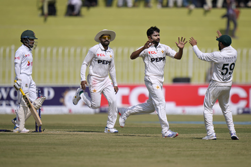 Shadman falls short of a century as Bangladesh scores 316-5, trailing Pakistan by 132 runs