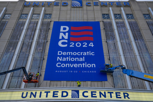 Residents, leaders and activists in Chicago compete for attention as political convention arrives