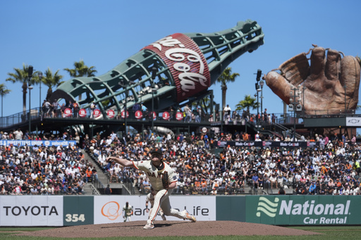 Giants’ Logan Webb throws 7 2/3 scoreless innings to lead team to a 6-0 win over Braves and avoid sweep