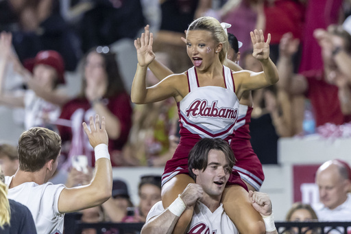 Alabama’s No. 5 team led by Jalen Milroe dominates Western Kentucky 63-0 in Coach Kalen DeBoer’s first game.