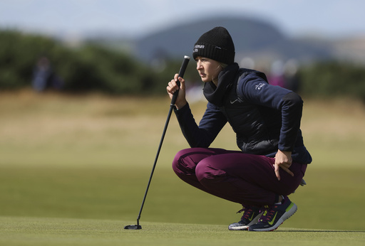 Nelly Korda Takes the Lead by 3 with a 68 in 2nd Round of Women’s British Open at St. Andrews