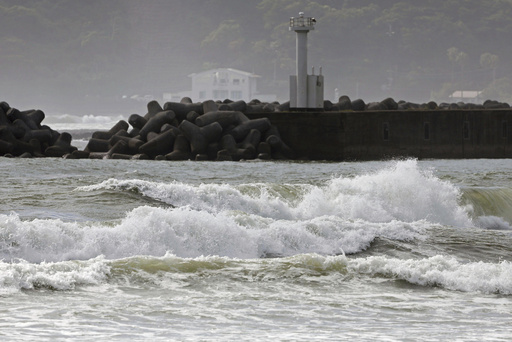 Typhoon Shanshan poses a threat of excessive rainfall and potential traffic disturbances in southwestern Japan.