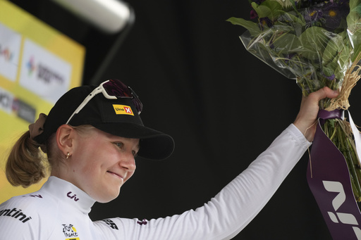 Charlotte Kool triumphs in another sprint to claim 2nd stage of women’s Tour de France