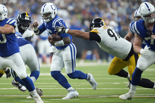 Indianapolis Colts quarterback Anthony Richardson exits game against Pittsburgh Steelers twice in initial quarter