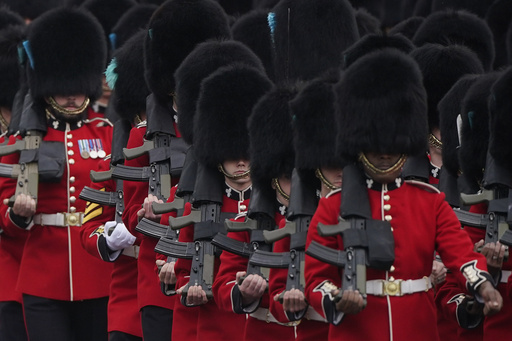 Animal rights group criticizes Buckingham Palace guard’s traditional bearskin caps