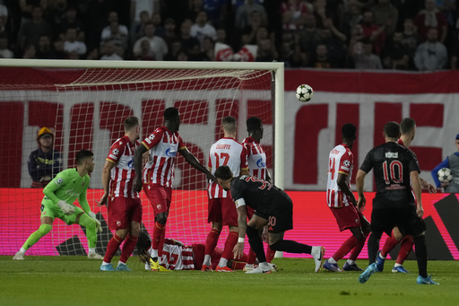 Florian Wirtz scores two goals in Leverkusen’s 4-0 Champions League victory on debut