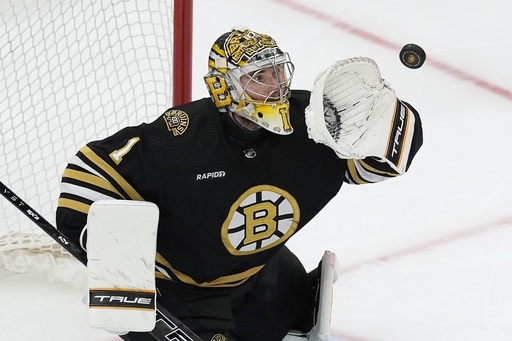 Jeremy Swayman, Bruins goalie, to be absent from team’s workouts due to contract dispute