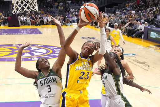 The Storm’s 90-82 victory over the Sparks keeps them within one game of fourth-place Las Vegas