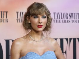 FILE - Taylor Swift arrives at the world premiere of the concert film "Taylor Swift: The Eras Tour" in Los Angeles on Oct. 11, 2023. (AP Photo/Chris Pizzello, File)