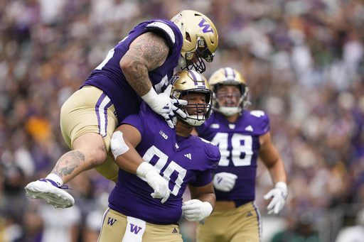 Washington secures dominant victory over Eastern Michigan as Will Rogers throws 4 touchdown passes