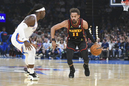 Gilgeous-Alexander scores 35 as Thunder defeat Hawks 128-104