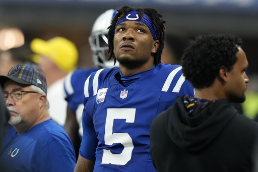 Colts activate quarterback Anthony Richardson for game against Dolphins.