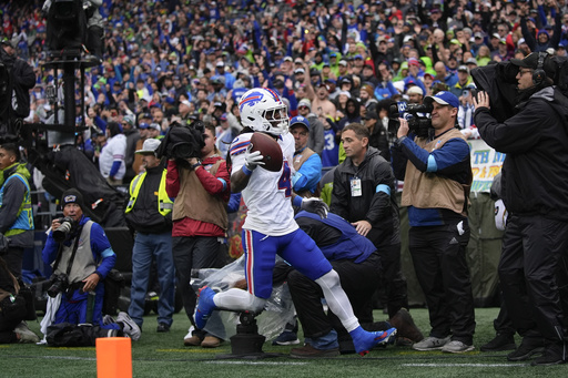 Josh Allen leads Bills to victory over Seahawks with 2 touchdown passes in 31-10 win.