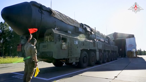 Russia showcases its array of doomsday armaments to discourage increased Western aid for Ukraine.