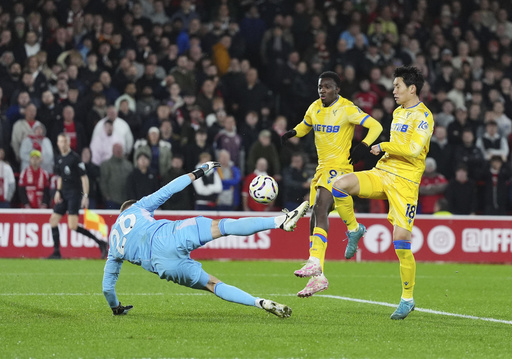 Wood’s goal secures a 1-0 victory for Nottingham Forest against Crystal Palace