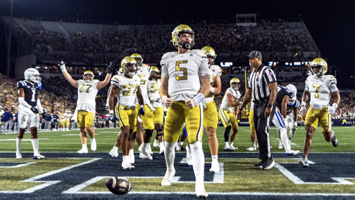 Zach Pyron takes the field as Georgia Tech’s starting quarterback for the first time since 2022 in matchup versus No. 12 Notre Dame.