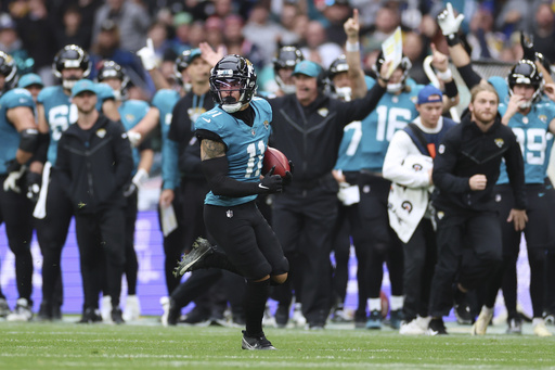 Parker Washington breaks Jaguars record with 96-yard touchdown punt return in London