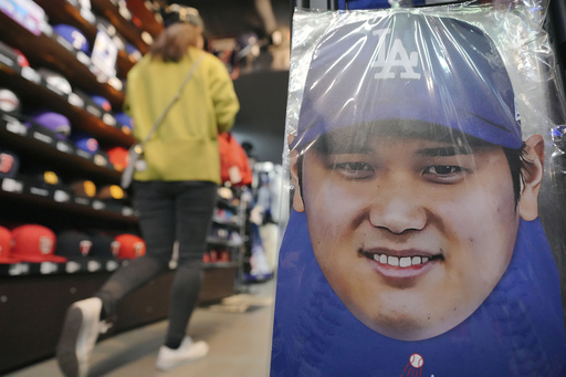 Japan gets ready to support Ohtani and the Dodgers, with the nation donning festive attire