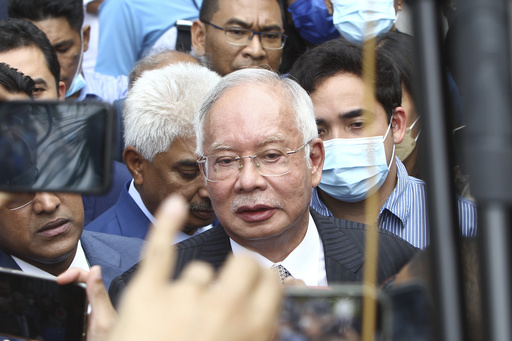 Imprisoned ex-Malaysian prime minister expresses regret over embezzlement case, maintains his innocence