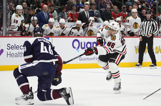 Donato nets two goals in Blackhawks’ 5-2 victory over Avalanche, ending four-game losing streak