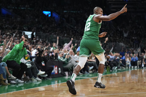 Celtics match NBA record with 29 three-pointers, then go on to miss 13 consecutive attempts.