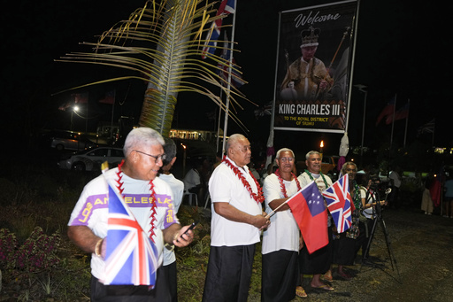 Charles receives a hearty reception during his inaugural trip to Samoa as king, yet faces challenging inquiries ahead.