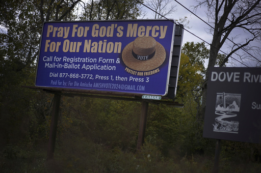 GOP aims to attract votes from the seldom-voting Amish community in Pennsylvania’s crucial elections.