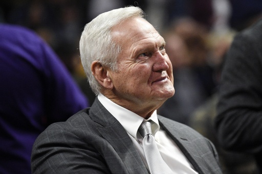 Clippers pay tribute to Jerry West with a video remembrance and a memorial seat at their season opener against the Suns.