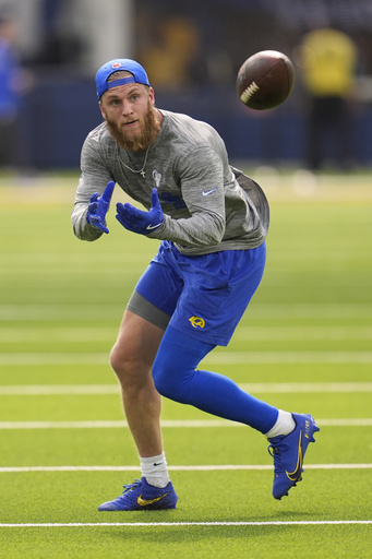 Rams receiver Cooper Kupp dismisses trade rumors as Puka Nacua rejoins practice.