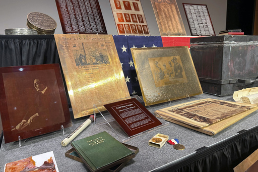 The contents of a century-old time capsule are revealed in Kansas City