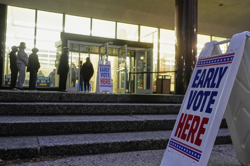 Wisconsin experiences a surge in participation during the initial day of in-person absentee voting.