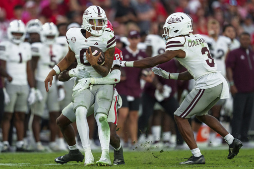 Georgia’s Kirby Smart contacts Mississippi State QB Van Buren to clarify sideline incident.