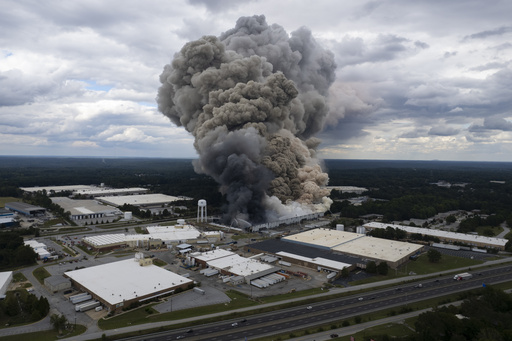 Georgia county announces lawsuit against firm following chemical blaze