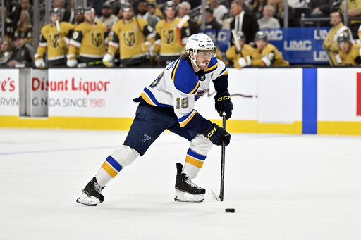 Robert Thomas of the St. Louis Blues sidelined for 6 weeks due to fractured ankle