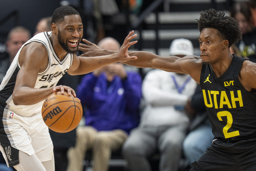 Wembanyama scores 22 points and grabs nine rebounds in Spurs’ 106-88 victory against Jazz