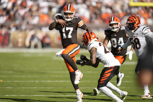 Browns quarterback Deshaun Watson injured his Achilles tendon during a 21-14 defeat against Joe Burrow and the Bengals.