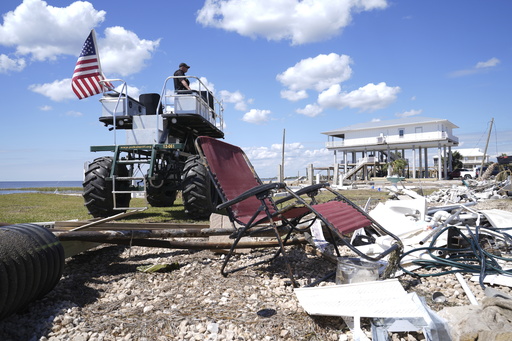 Hurricane Helene brings climate change to forefront of the presidential campaign